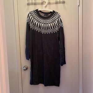 Nordic style sweater dress